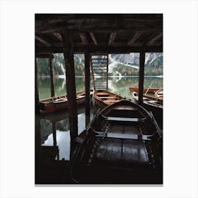 Lake Canoe Rental Canvas Print