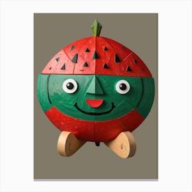 Watermelon Puzzle Canvas Print