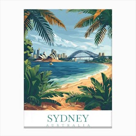 Sydney Travel Australia 1 Canvas Print