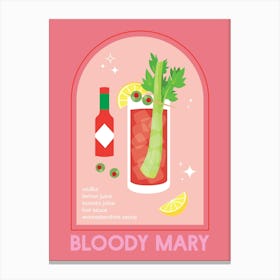 Bloody Mary Cocktail Canvas Print