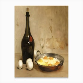 Eggs And Wine 1 Canvas Print