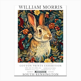 William Morris Exhibition Animals Series 24 Canvas Print