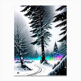 Snowy Forest 5 Canvas Print