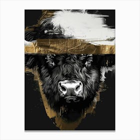 Bull Head 7 Canvas Print