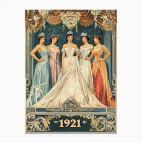 Aihrgdesign A Vintage Entertainment Poster For The First Miss 953c5fe2 E93f 4e59 Bcb8 498513db06f5 1 Canvas Print