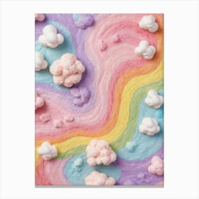 Rainbow Clouds 1 Canvas Print