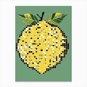 Lemon Mosaic 1 Canvas Print