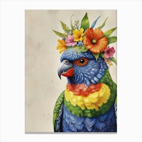 Colorful Parrot 4 Canvas Print