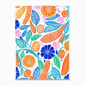 Carrot Marker vegetable Canvas Print