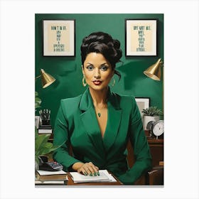 I'M A Boss art print Canvas Print