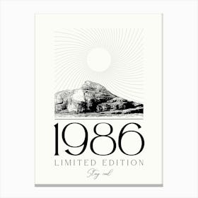 1986 Limited Edition Canvas Print