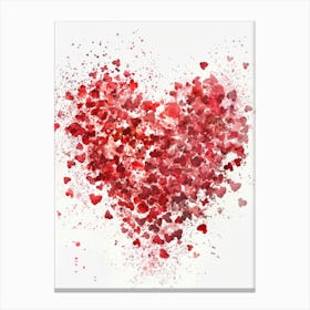 Heart abstract Canvas Print