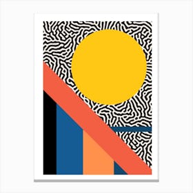 Sun Over Canvas Print