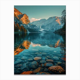 Reflection In The Lake Canvas Print