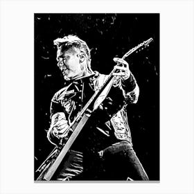 James Hetfield Metallica Canvas Print