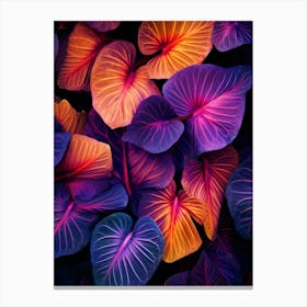 Colourful Leaves 4 Canvas Print