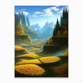 Landscape Painting 48 Canvas Print