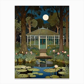 William Morris Lily Pond Canvas Print