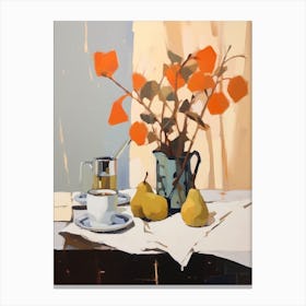 Autumn Kitchen Still Life Painting 6 Canvas Print