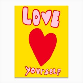 Love Yourself 5 Canvas Print