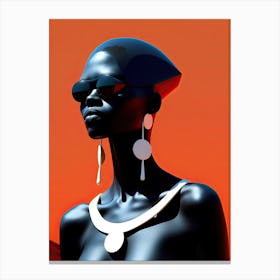 Sartorial Stars: Afrofuturist Expressions Canvas Print