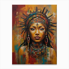 Indian Woman Canvas Print