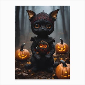 Halloween Cat 2 Canvas Print