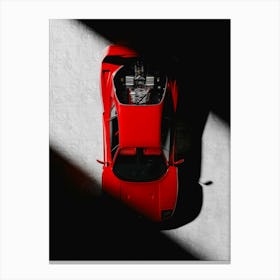 Red Ferrari F40 Canvas Print