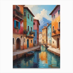 Canals Of Venice 2 Canvas Print