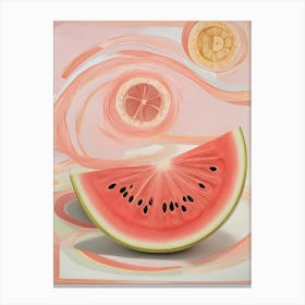 Watermelon Slice Canvas Print