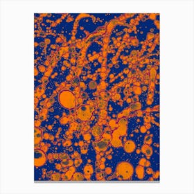 Orange Abstraction Modern Design 3 Canvas Print