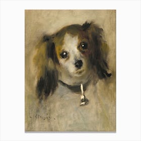 Pierre Auguste Renoir S Head Of A Dog (1870), Pierre Auguste Renoir Canvas Print