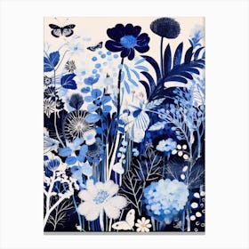 Blue Garden 1 Canvas Print