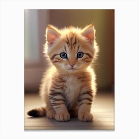 Cute Kitten 2 Canvas Print