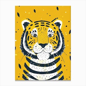 Yellow Siberian Tiger 3 Canvas Print