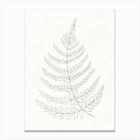 Fern Leaf 2 Canvas Print