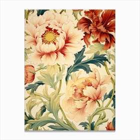 Floral Wallpaper 247 Canvas Print