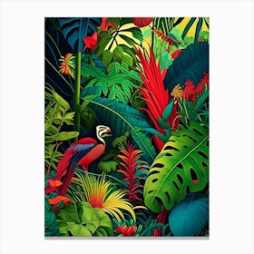Tropical Paradise 4 Botanical Canvas Print
