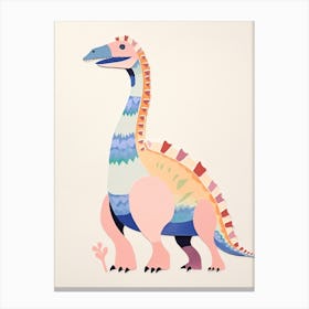 Nursery Dinosaur Art Saurophaganax 3 Canvas Print