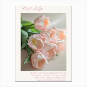 Pink Tulips 4 Canvas Print