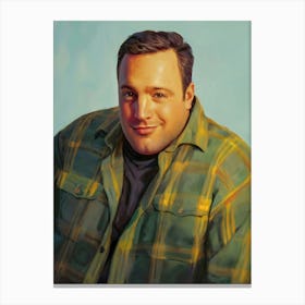 Kevin James King of Queens Doug Heffernan Meme Art Canvas Print