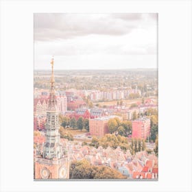 Aerial Gdansk Canvas Print