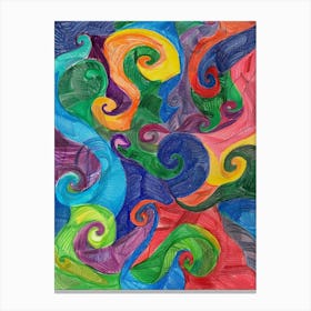 Swirls 2 Canvas Print