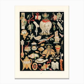 Chinese Pattern, Albert Racine Canvas Print