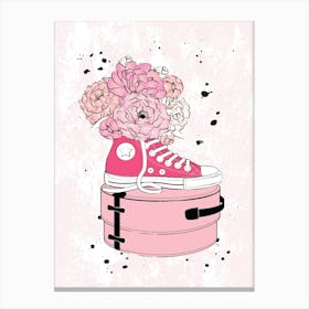 Blooming Trainer Canvas Print