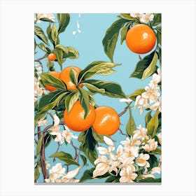 Orange Blossoms 5 Canvas Print