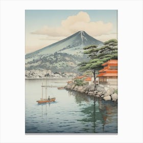 Amanohashidate In Kyoto, Ukiyo E Drawing 4 Canvas Print