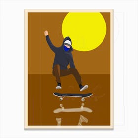 Skateboarder 2 Canvas Print