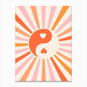 Yin Yang Symbol Canvas Print