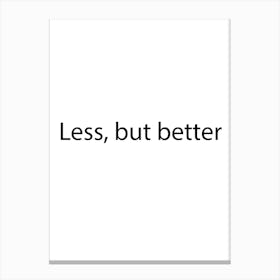 Minimalist And Topography Quote 8 Canvas Print